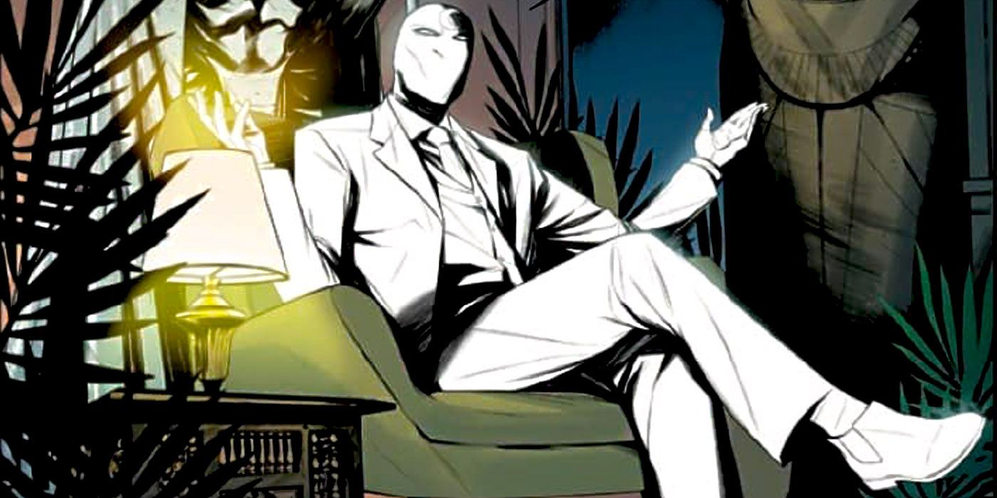 Moon Knight Mr. Night Relaxes