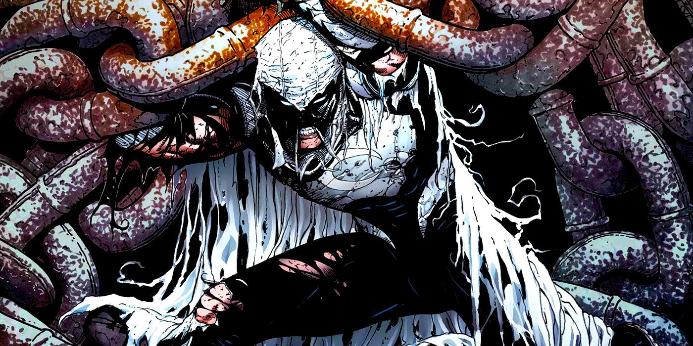 Moon Knight buried under chains
