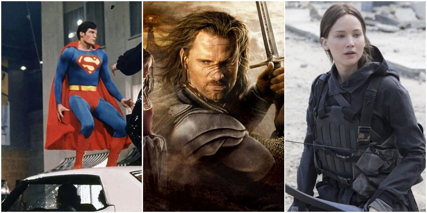 Movies made simultaneously article featured image Superman Aragorn Katniss Superman II Lord of the Rings The Hunger Games