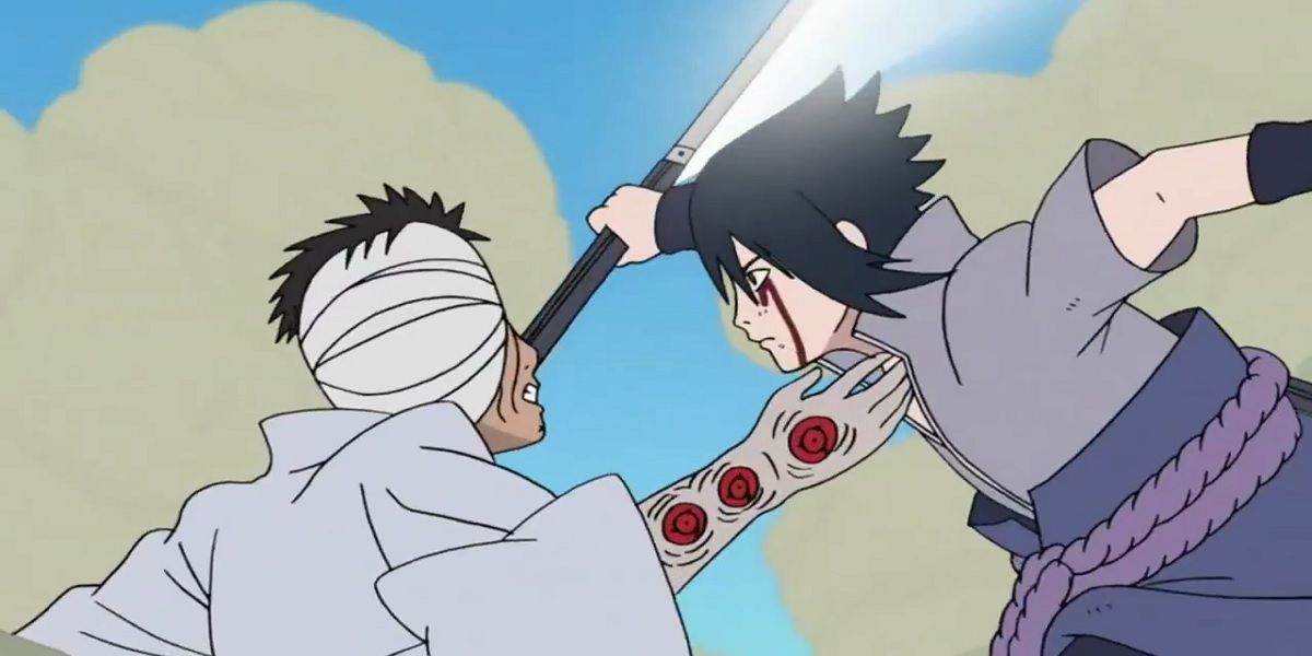 sasuke vs danzo naruto