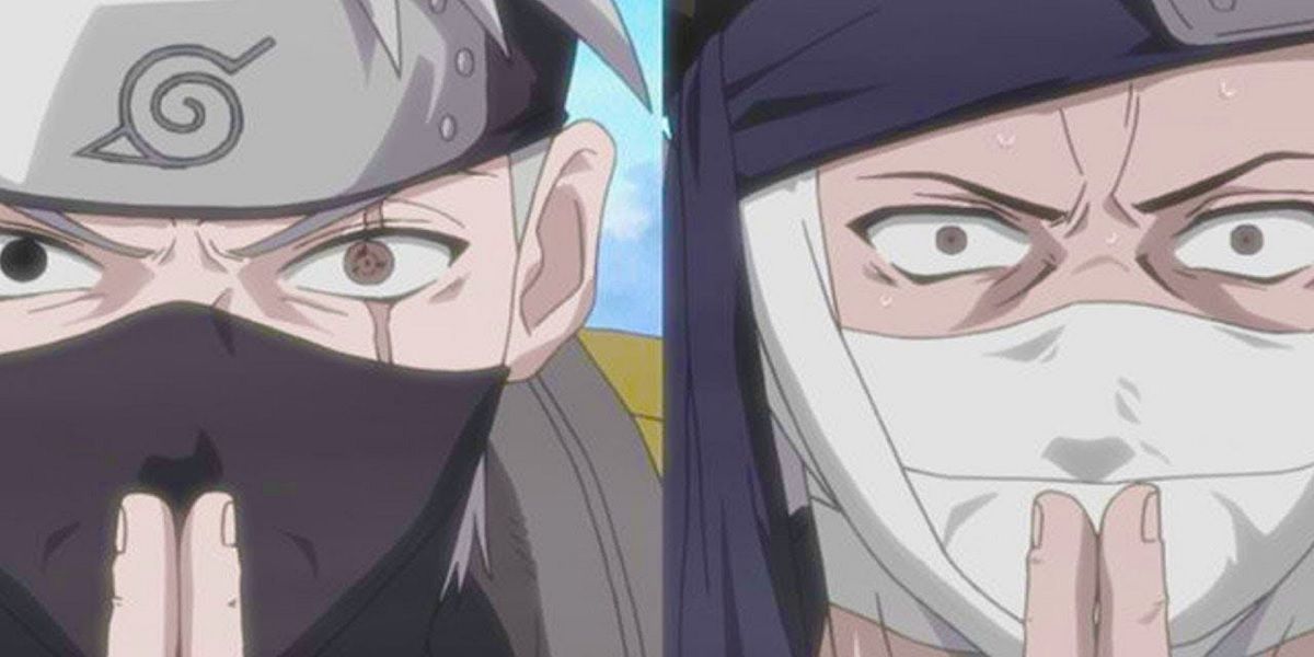 Naruto Zabuza VS Kakashi