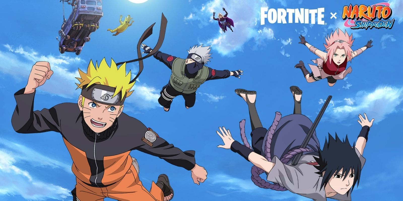 Naruto and his friends dive into action Fortnite