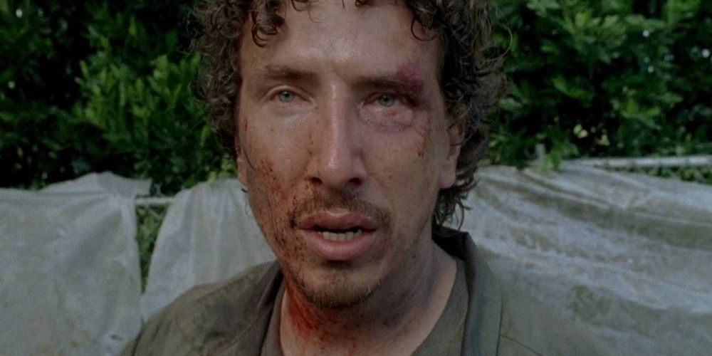 Nicholas trapped by Walkers with Glenn the Walking Dead