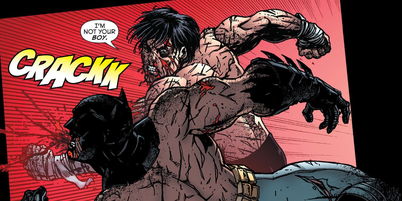 Nightwing Knocks Out Batman.