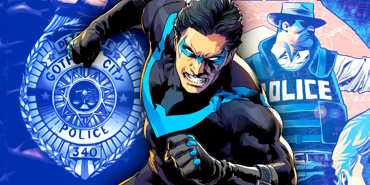 Nightwing and the Gotham FCPD Police