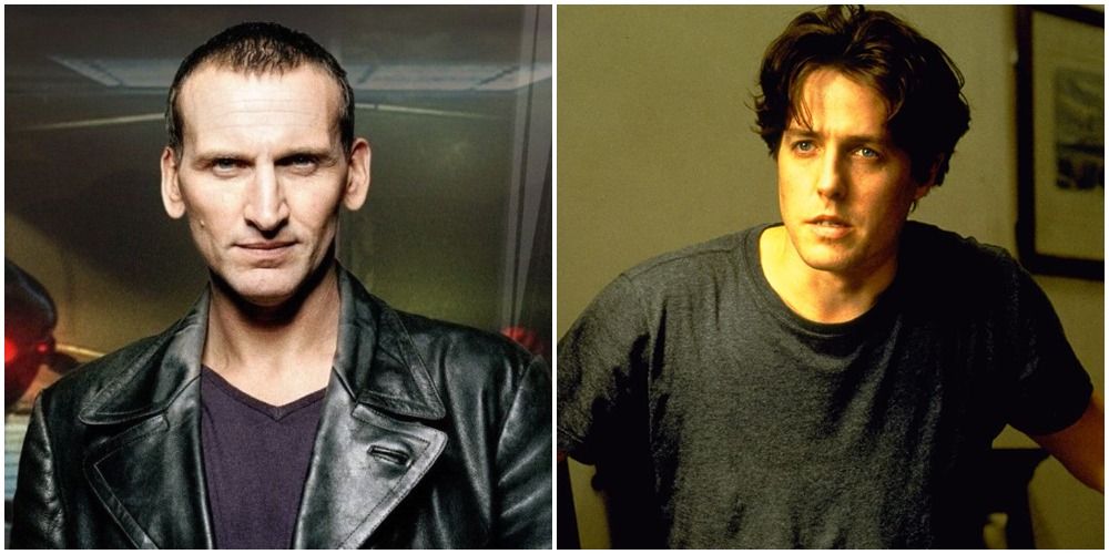 Christopher Eccleston as the Ninth Doctor, and Hugh Grant Doctor Who