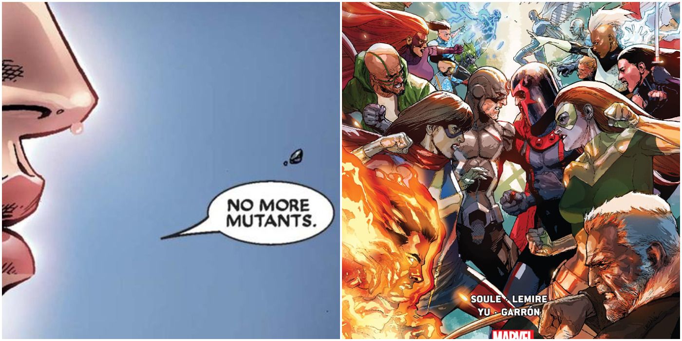 No More Mutants And Inhumans Vs X-Men