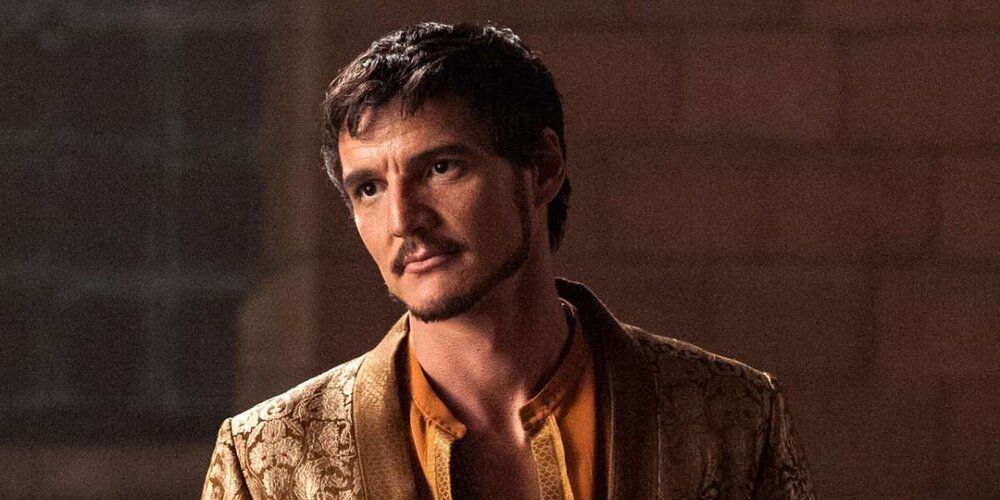 Oberyn Martell (Pedro Pascal) speaking to Tywin Lannister in Game of Thrones