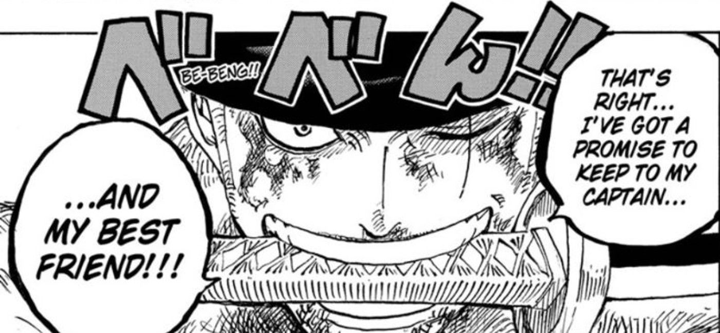 One Piece Zoro smirk 