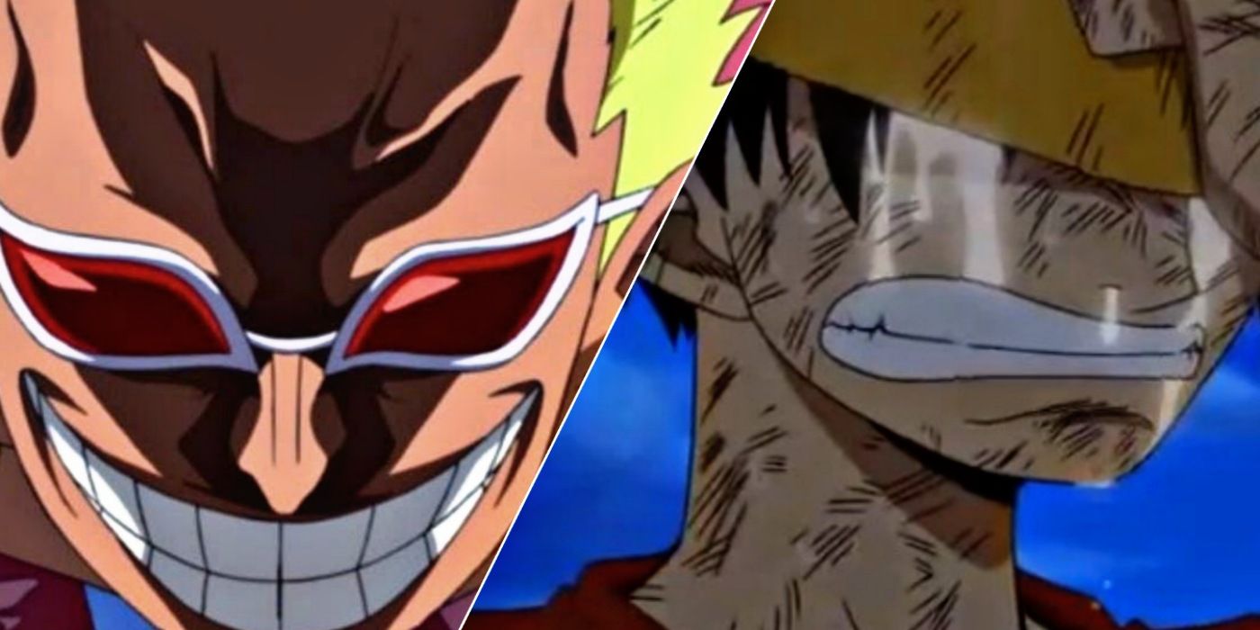 Doflamingo Celestial Dragon Luffy vs Usopp