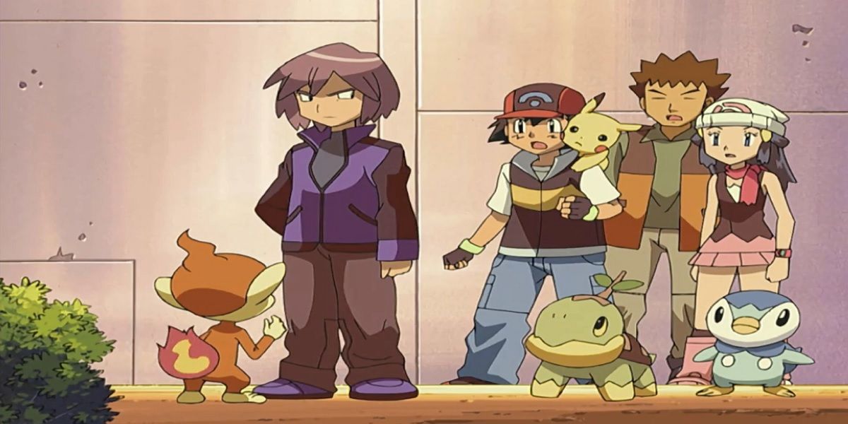 ash brock dawn and paul from pokemon