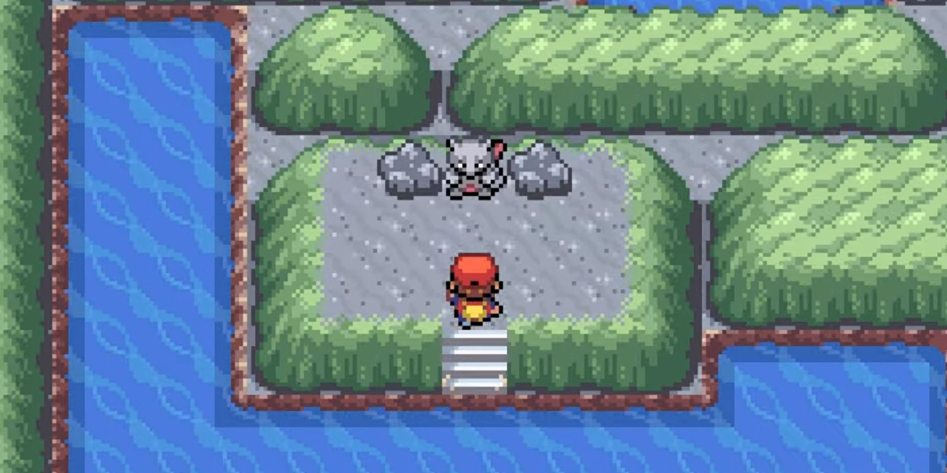 A Player Encountering Mewtwo In His Cave