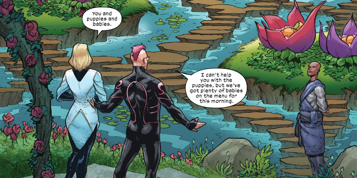 Quentin Quire a Cuckoo and the X-Men babies