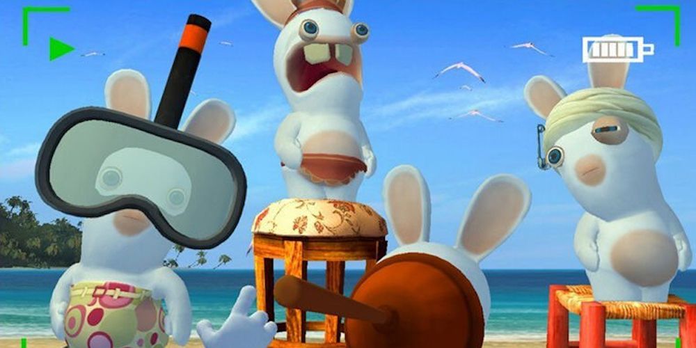 Games Rayman Raving Rabbids Beach Mini-Game