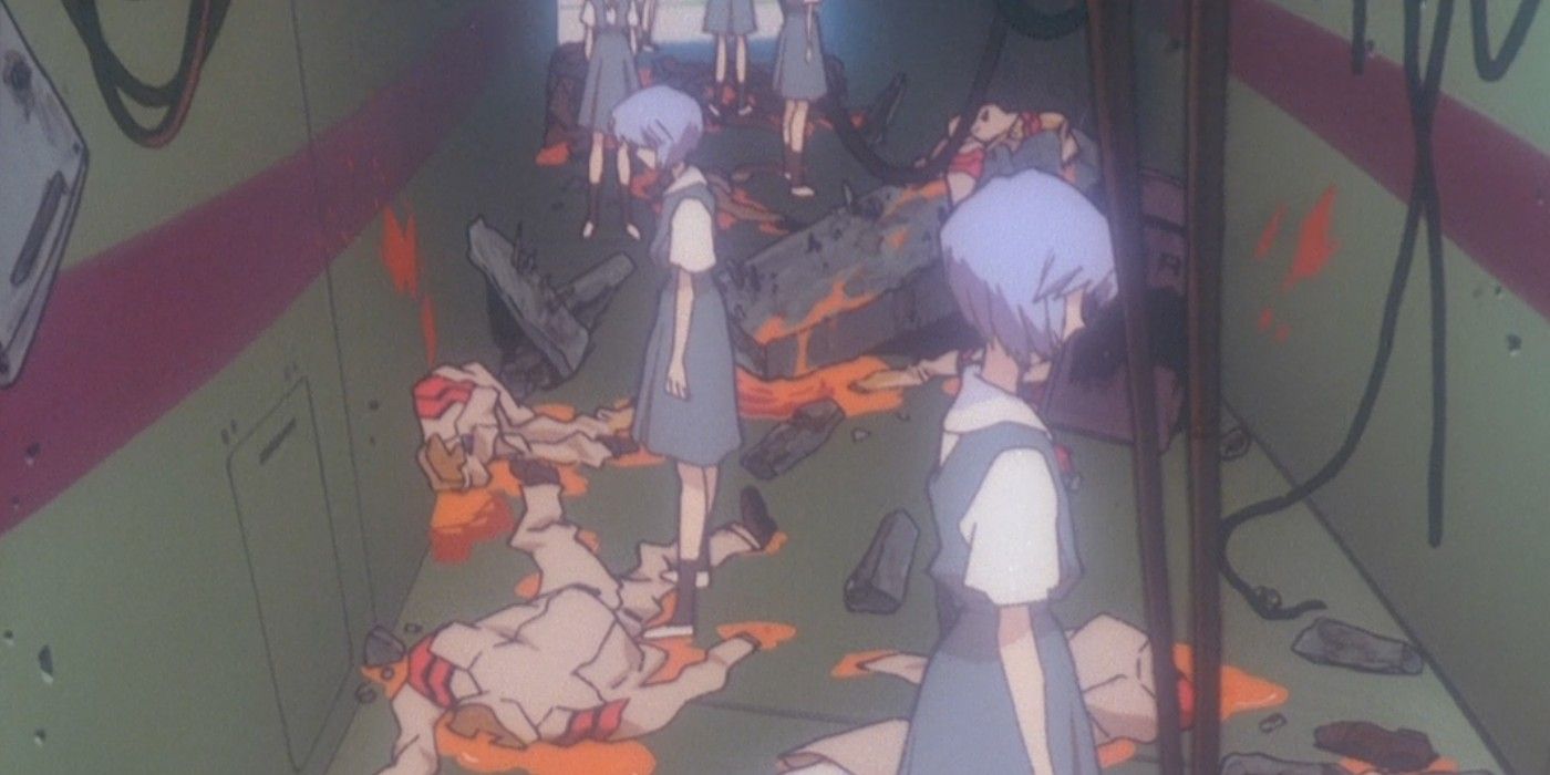 Rei Fulfills Human Instrumentality In The End Of Evangelion