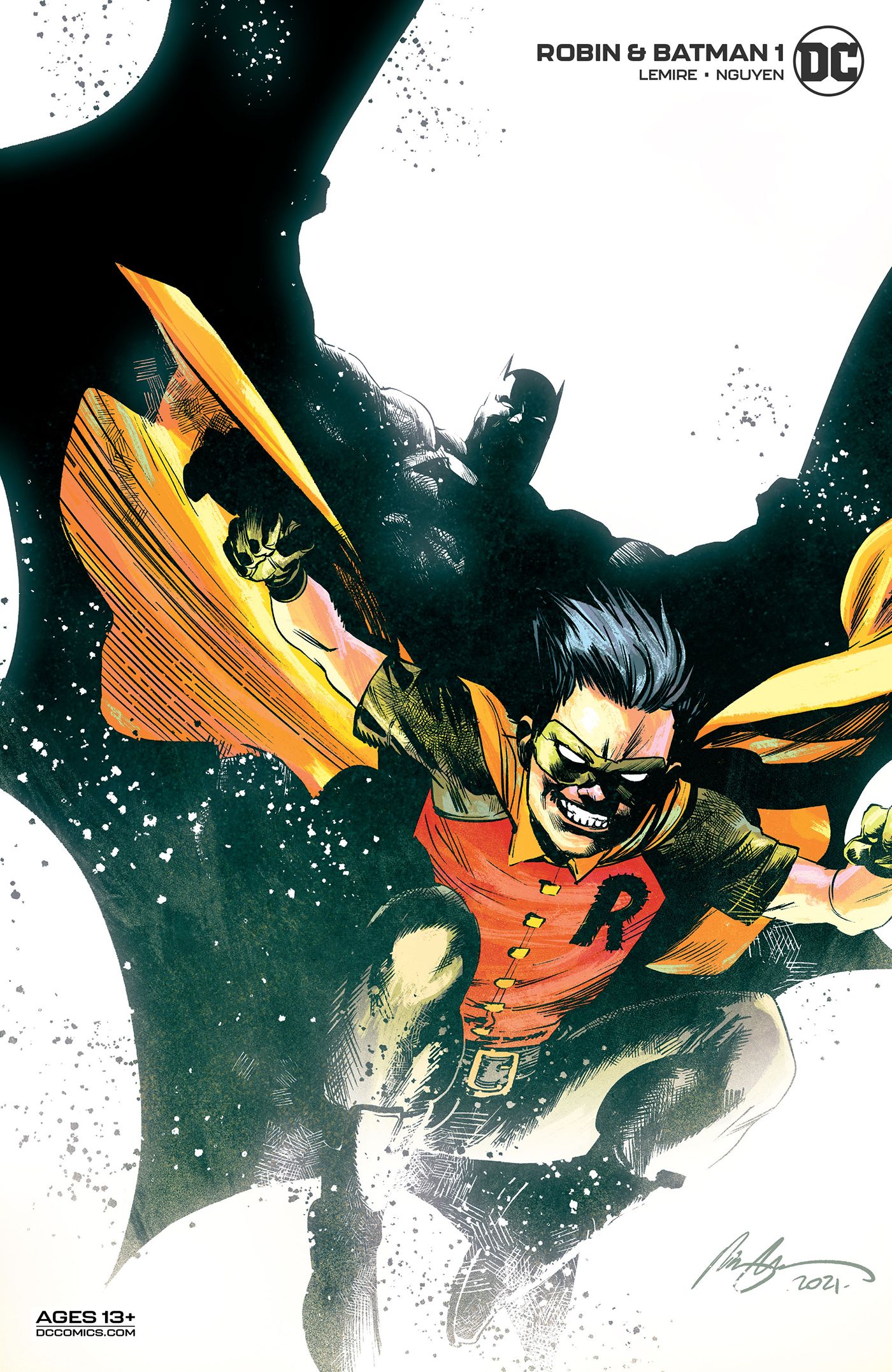 Dick Grayson as Robin in Robin and Batman by Rafael Albuquerque