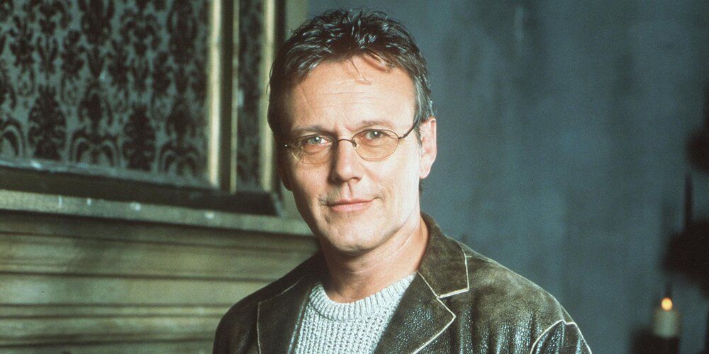 A character portrait of Rupert Giles from Buffy the Vampire Slayer