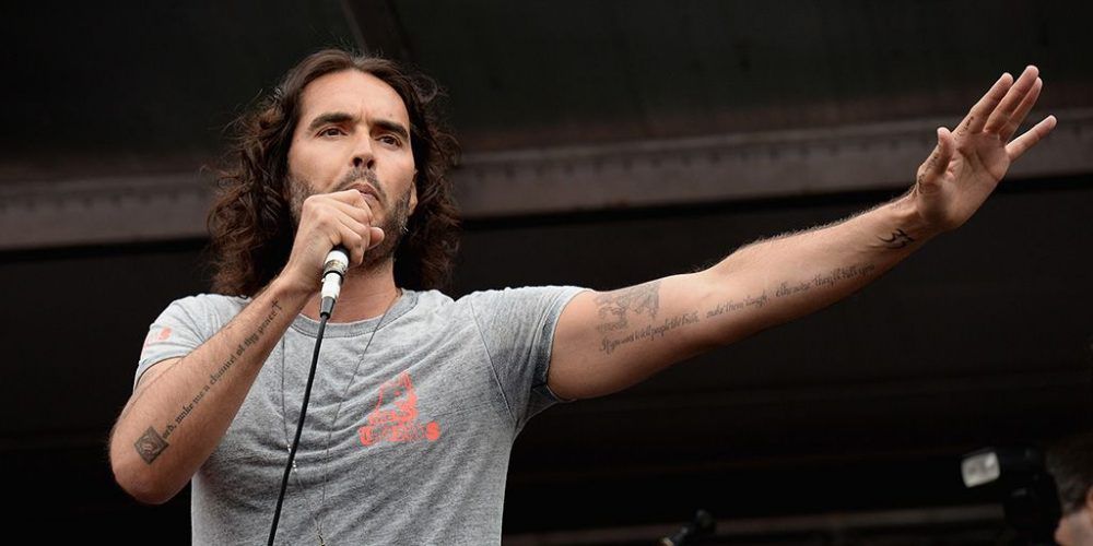 Russell Brand On Stage