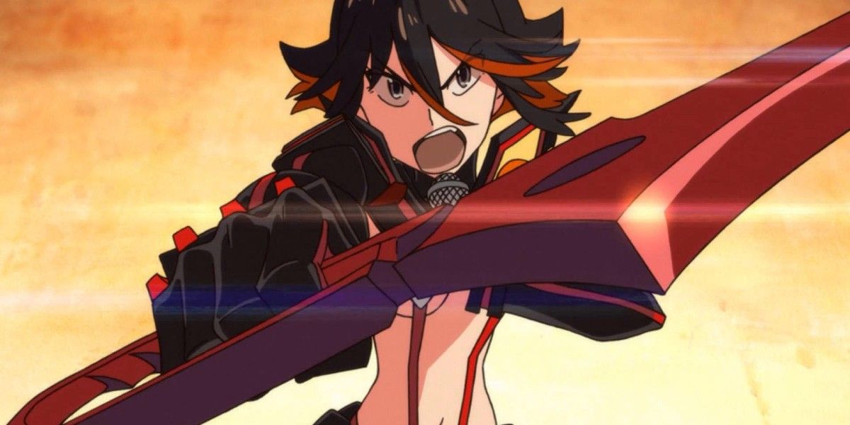 This is Ryuko Matoi in her skin-tight costume that is overtly sexualized.
