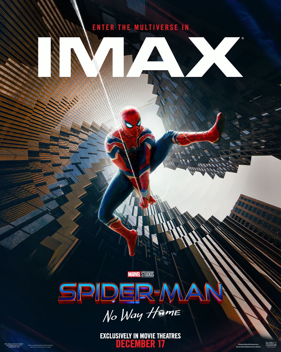 Spider-Man: No Way Home IMAX poster