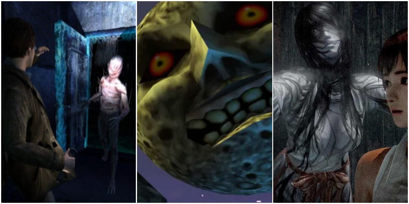 Scariest Nintendo Games Silent Hill Shattered Memories Majoras Mask Fatal Frame V Trio Header