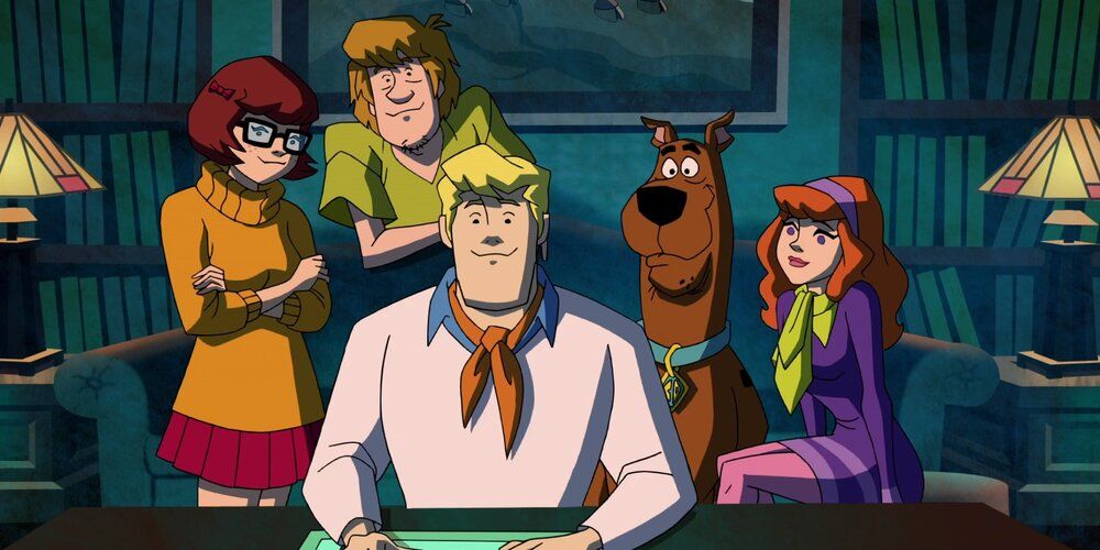 Velma, Shaggy, Fred, Scooby and Daphne in Scooby-Doo Mystery Incorporated