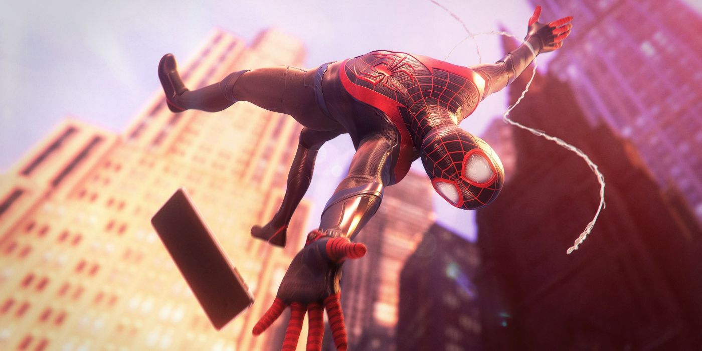 Spider-Man - Miles Morales - Swinging.