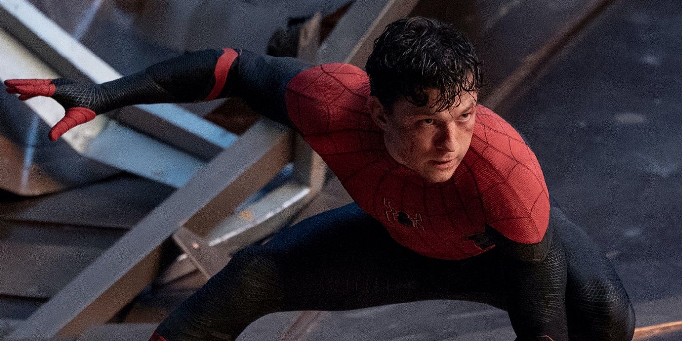 Tom Holland as Peter Parker in Spider-Man: No Way Home.