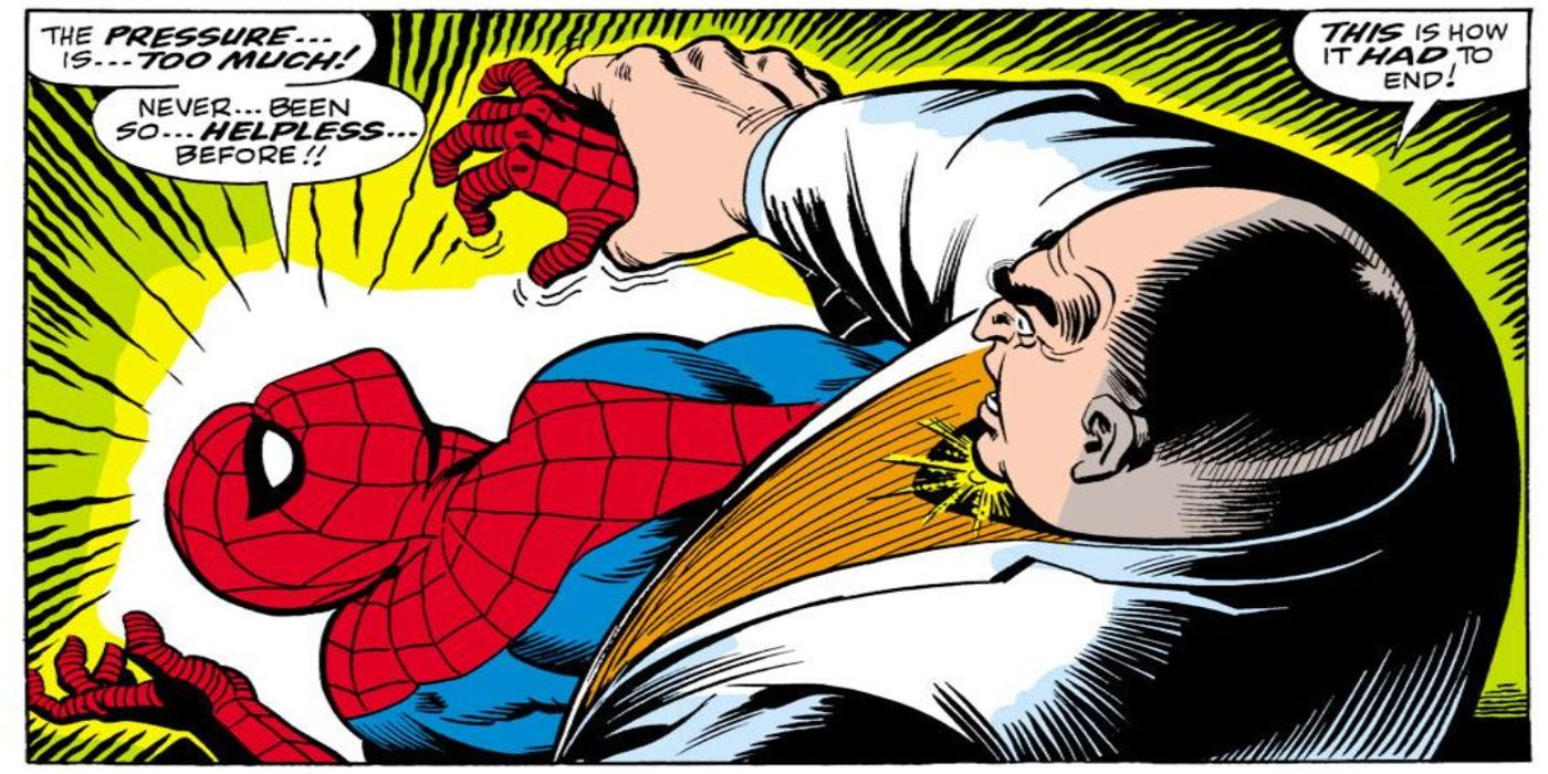 Spider-Man fights Kingpin - Marvel Comics