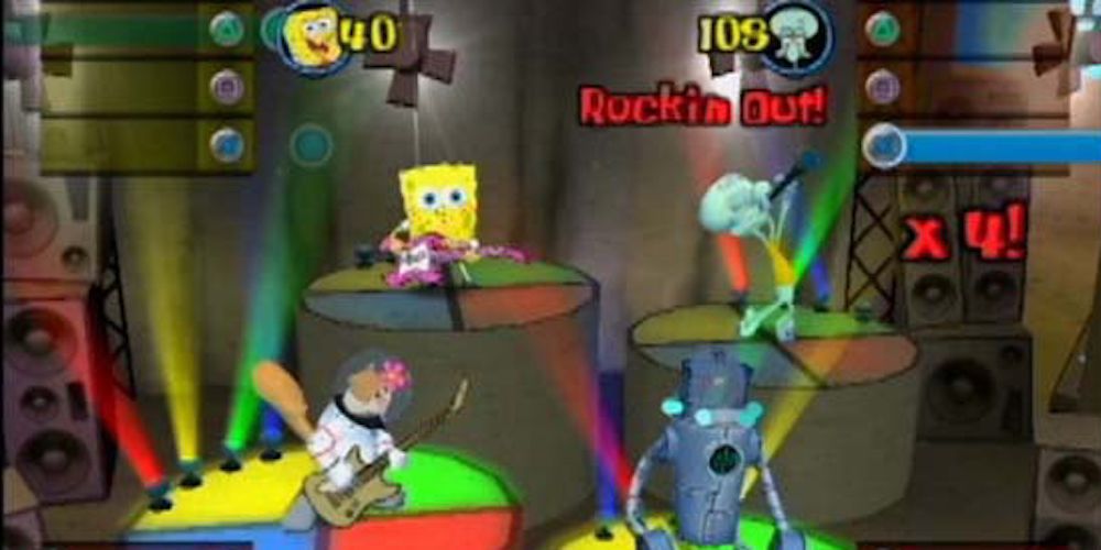 Games SpongeBob Squarepants Lights Camera Pants Mini-Game