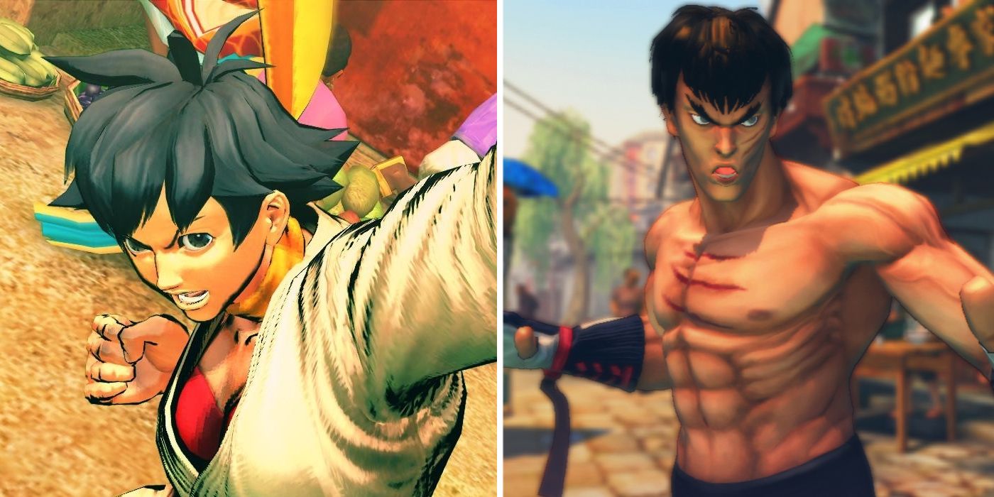 Makoto and Fei Long in Street Fighter IV