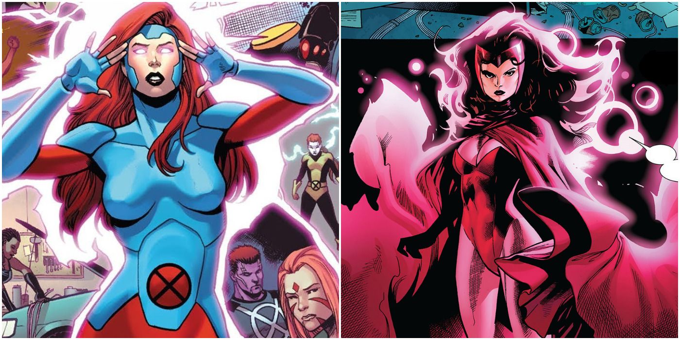 Jean Grey and Scarlet Witch