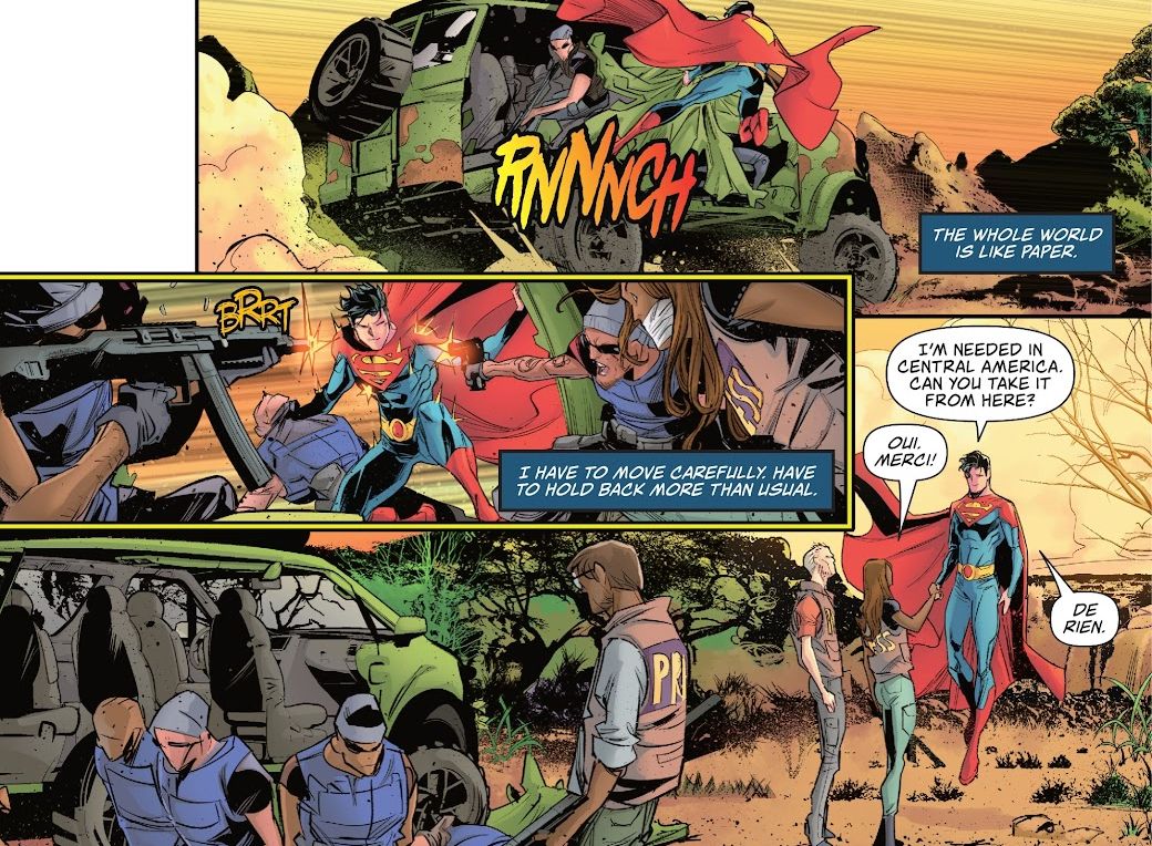 Jon Kent in Zambesi in Superman Son of Kal-El #5 