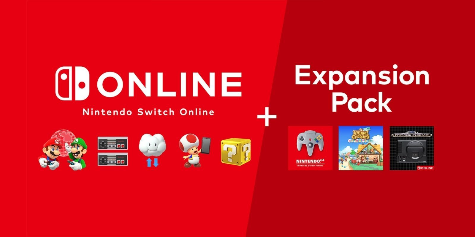 The key art for the Switch Online Expansion Pack