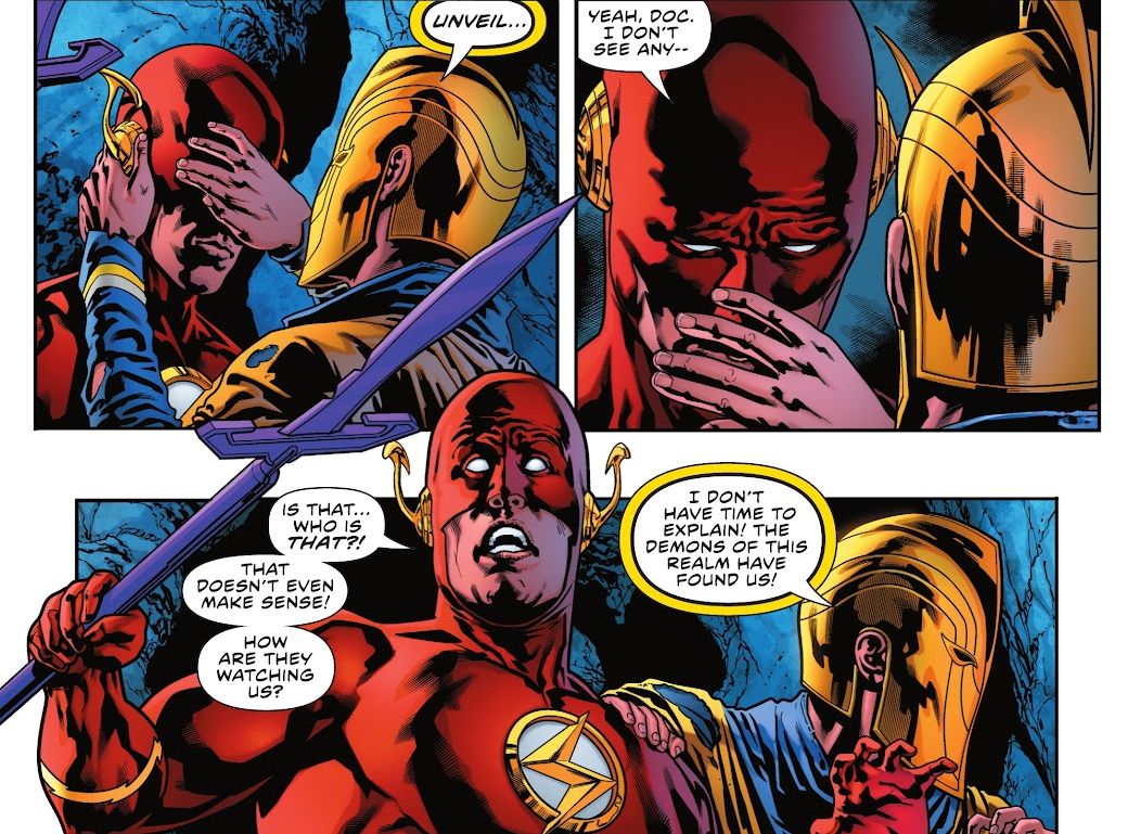 Wally West looks at the reader in The Flash #776