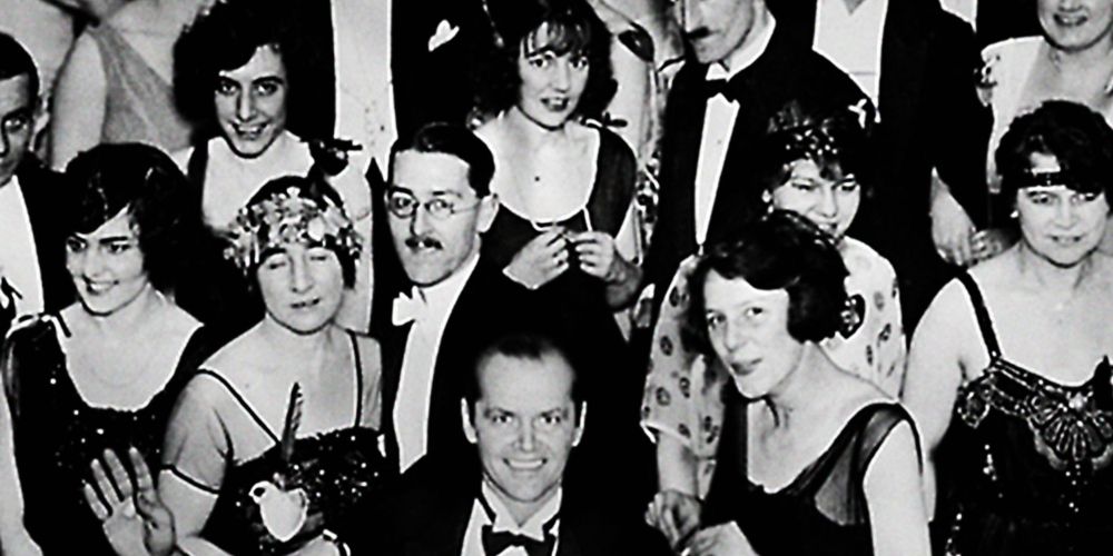 Jack Torrance in a photograph of the Overlook n the 1920s at the ending of The Shining