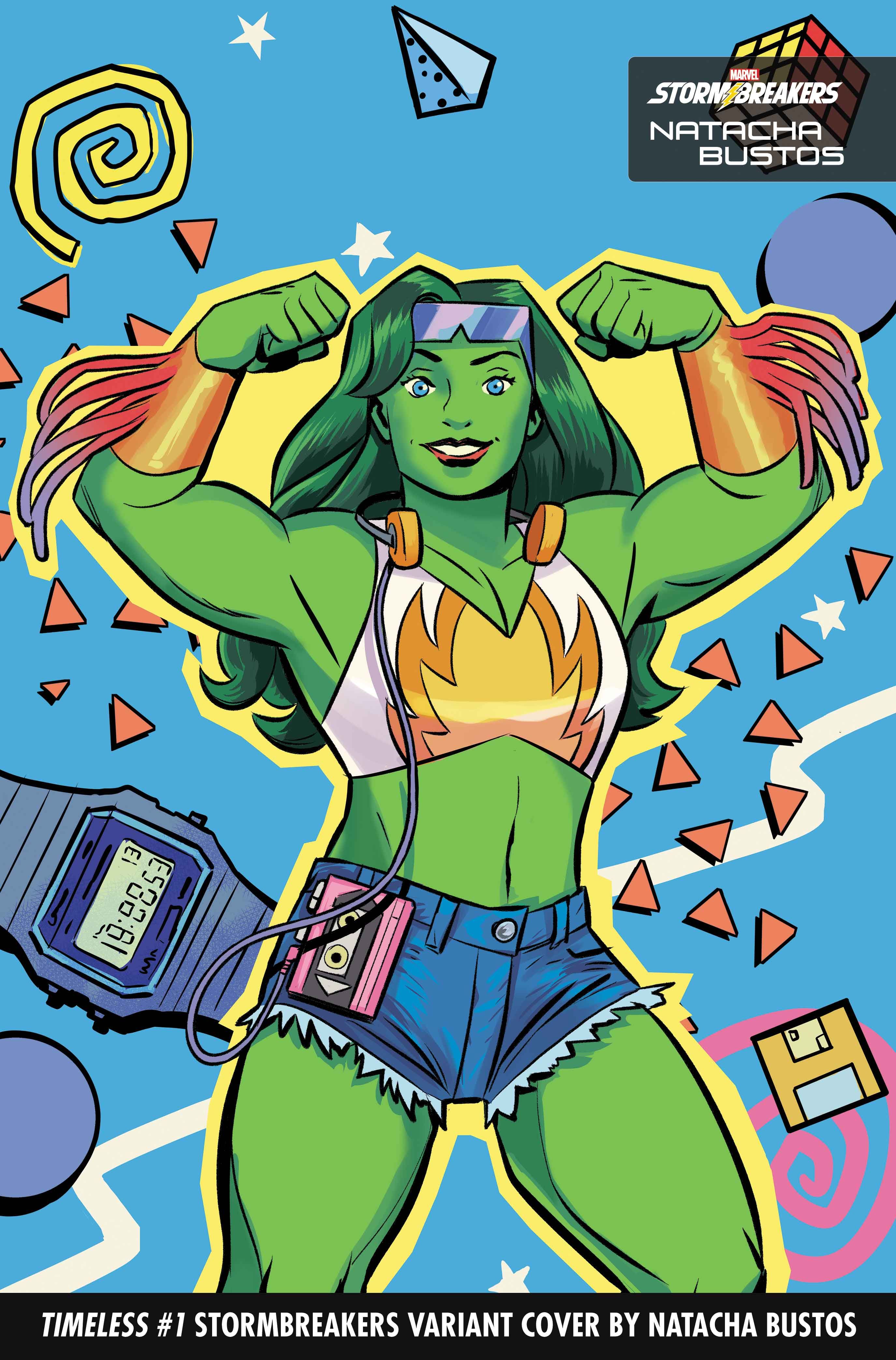 She-Hulk on the cover of Timeless 1 Stormbreakers variant by Natacha Bustos