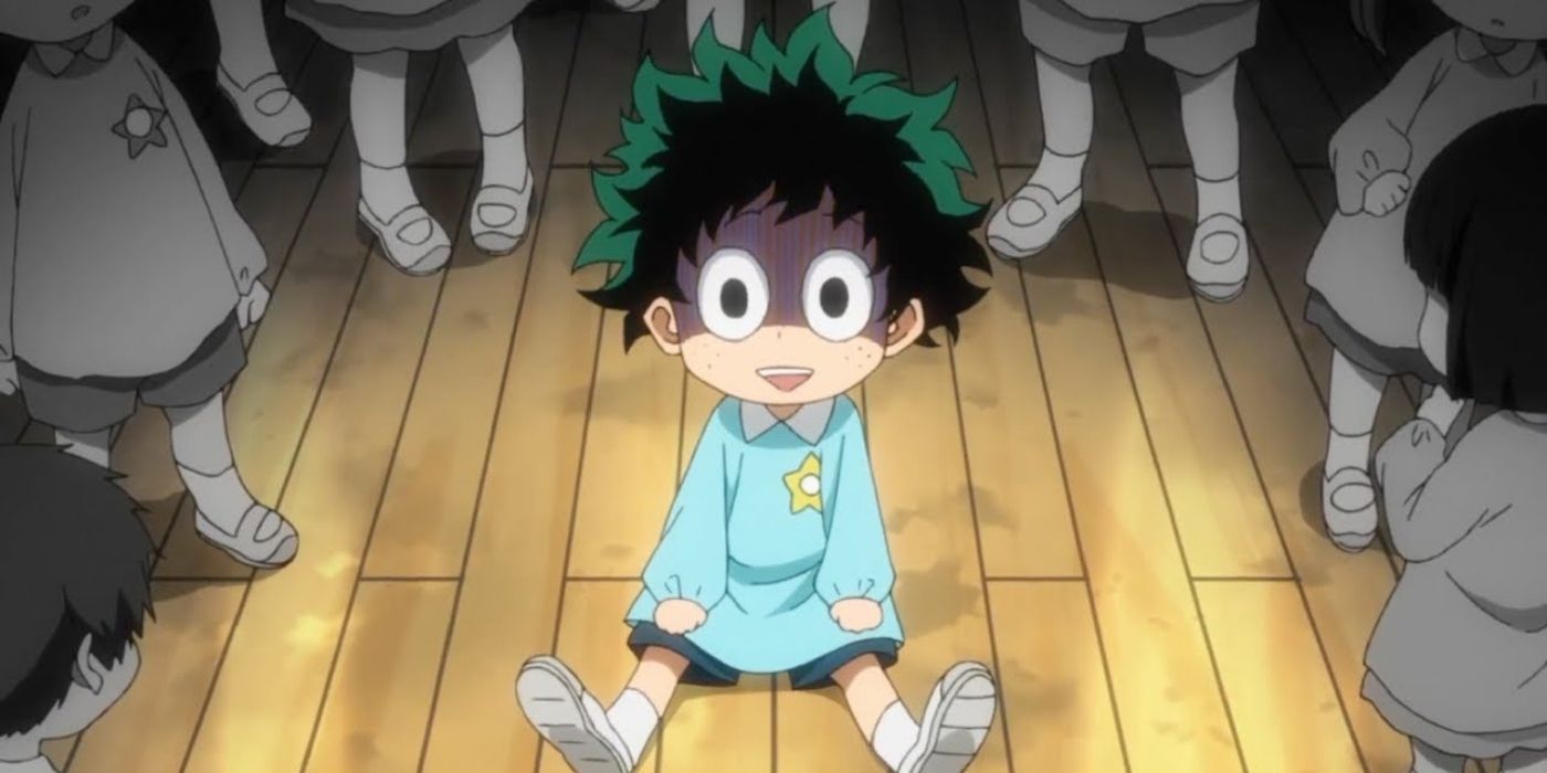 deku as a quirkless child