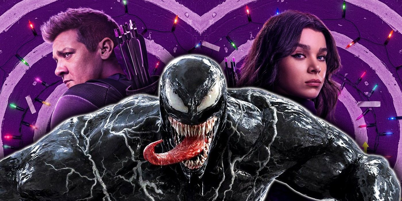 Venom in Let There Be Carnage alongside Clint Barton and Kate Bishop in Hawkeye