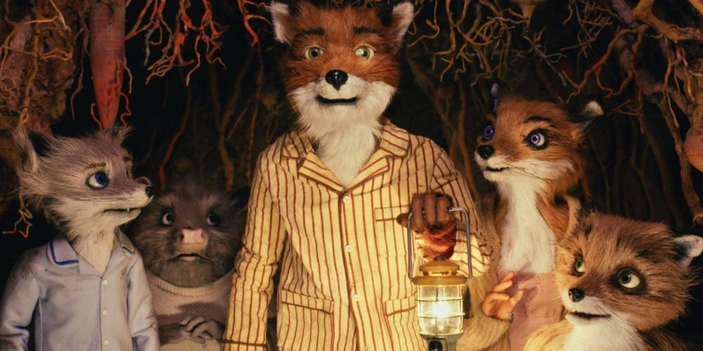 Mr. Fox hides underground with his family and friends