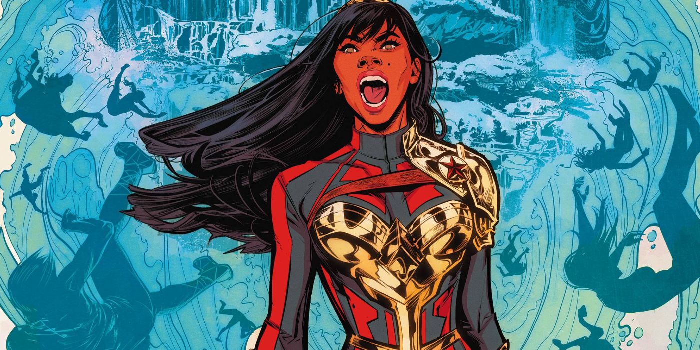 An image of Wonder Girl, Yara Flor, on the cover of her solo comic