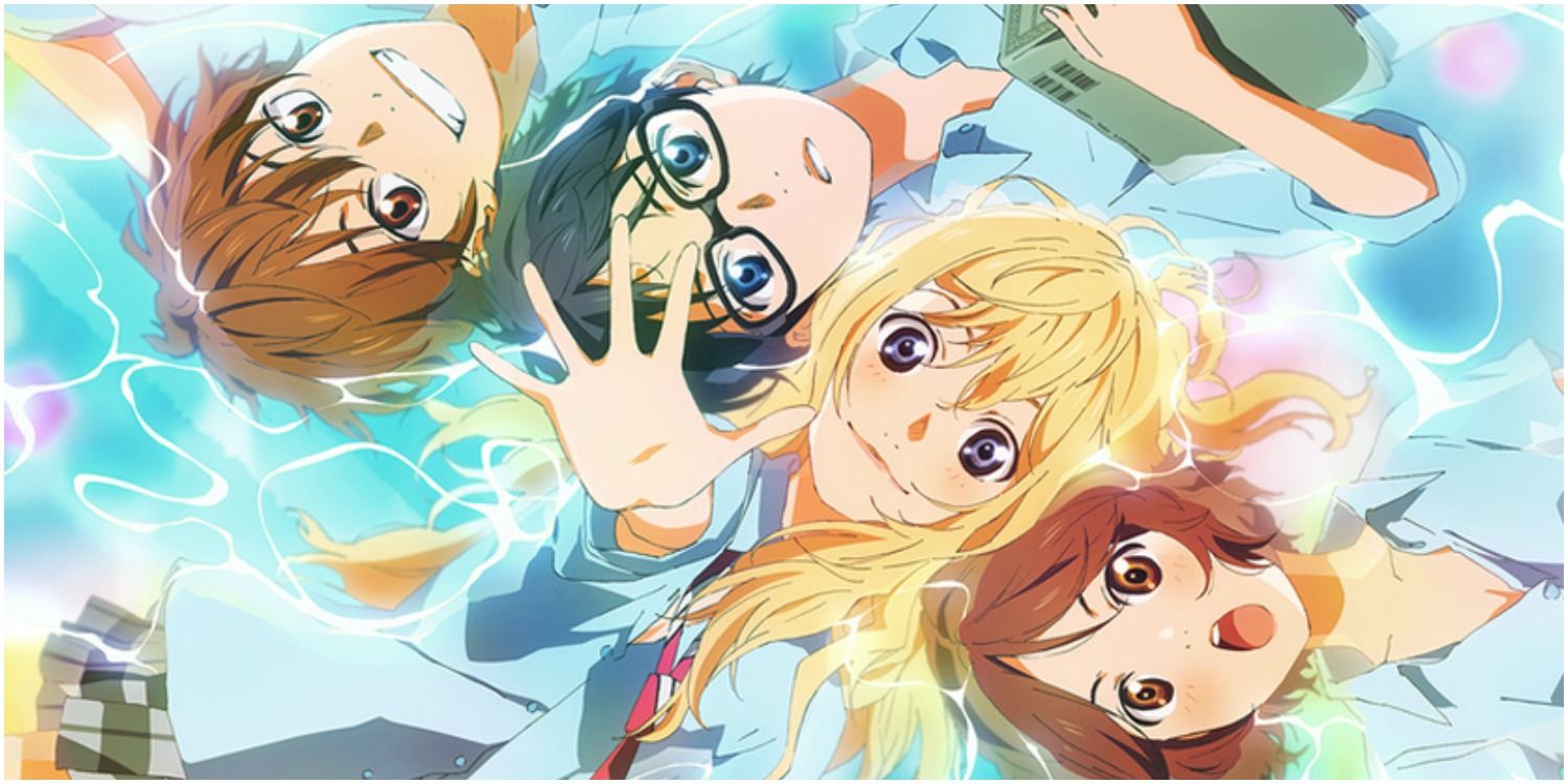 The characters from Your Lie In April.