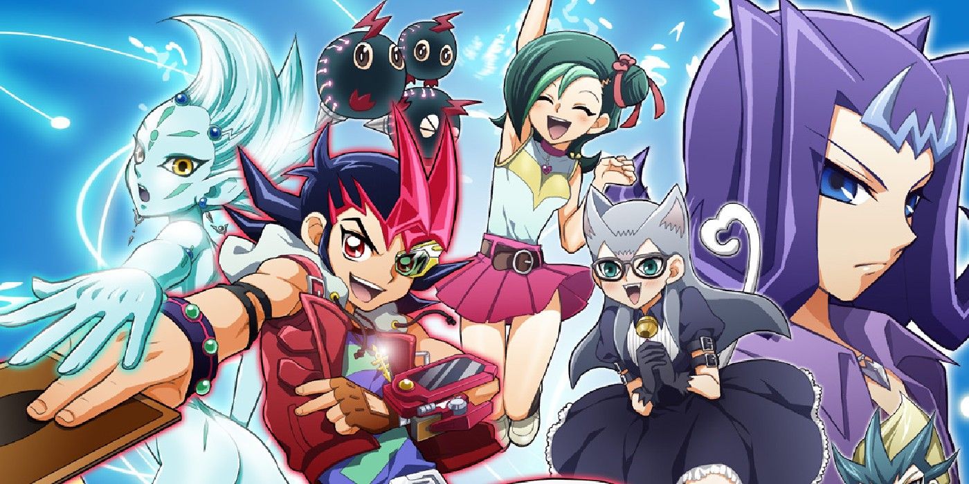 Yuma and Friends get ready to duel in Yu-Gi-Oh! ZEXAL.