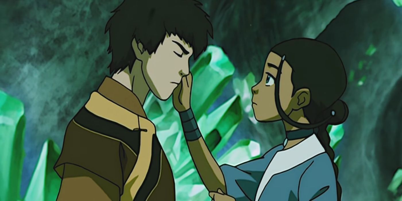 Zuko and Katara in Avatar The Last Airbender