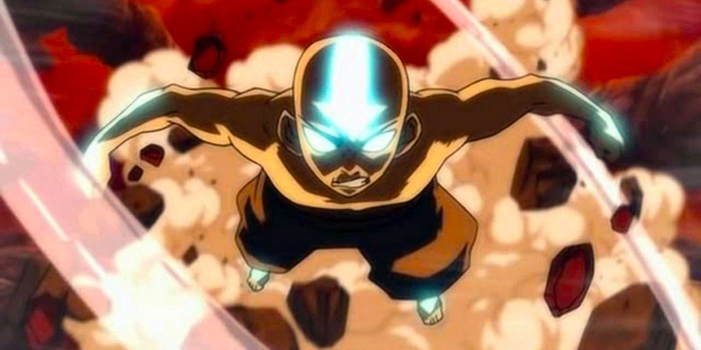 Aang in the Avatar state