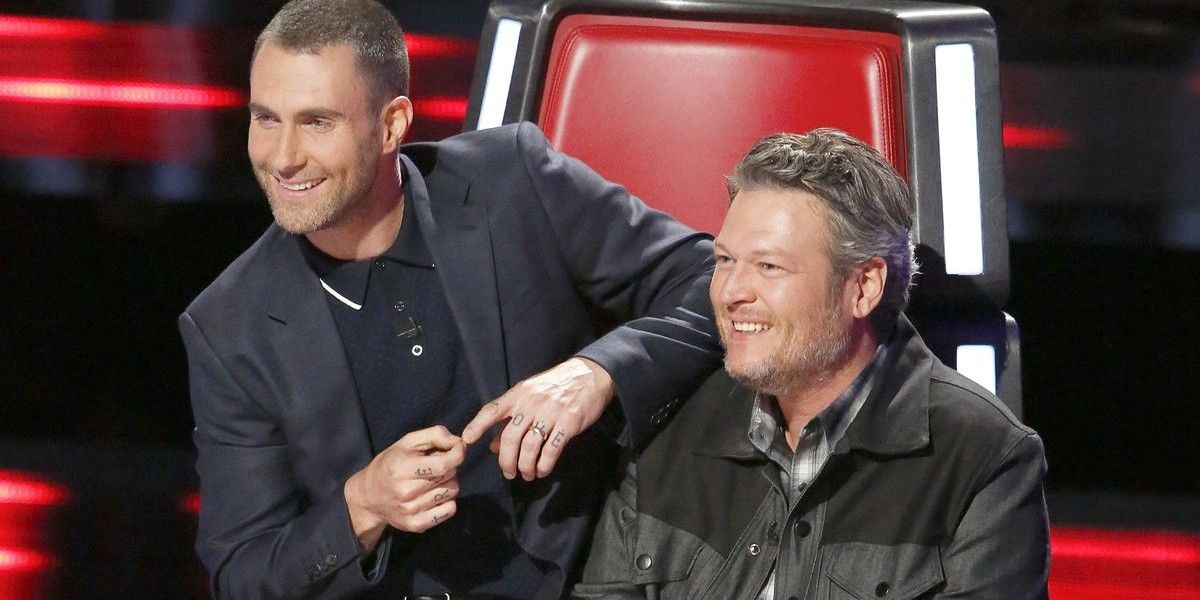 Adam Levine and Blake Shelton on The Voice