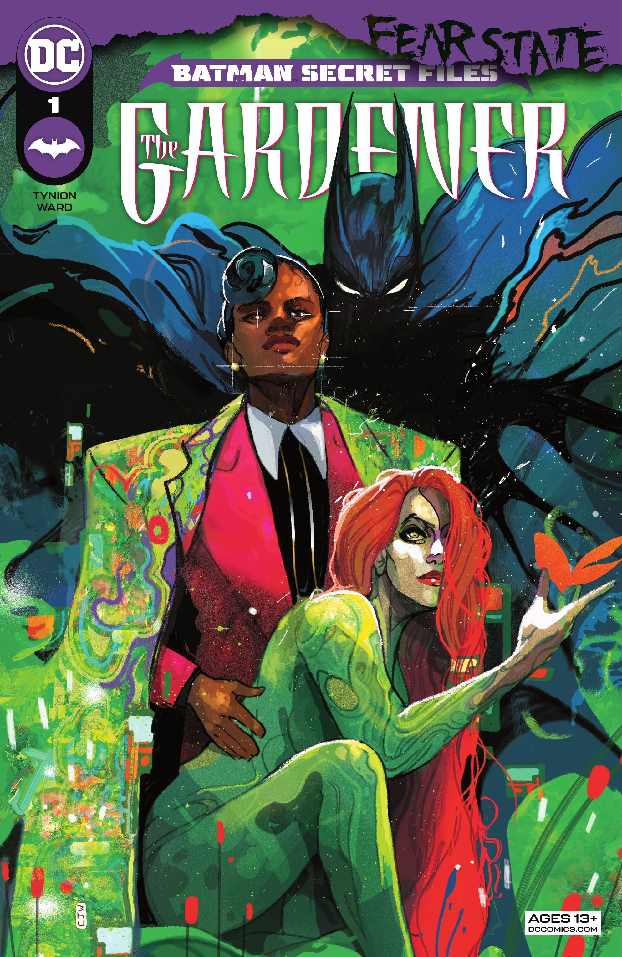 The Gardener and Poison Ivy on the cover of Batman Secret Files: Gardener #1