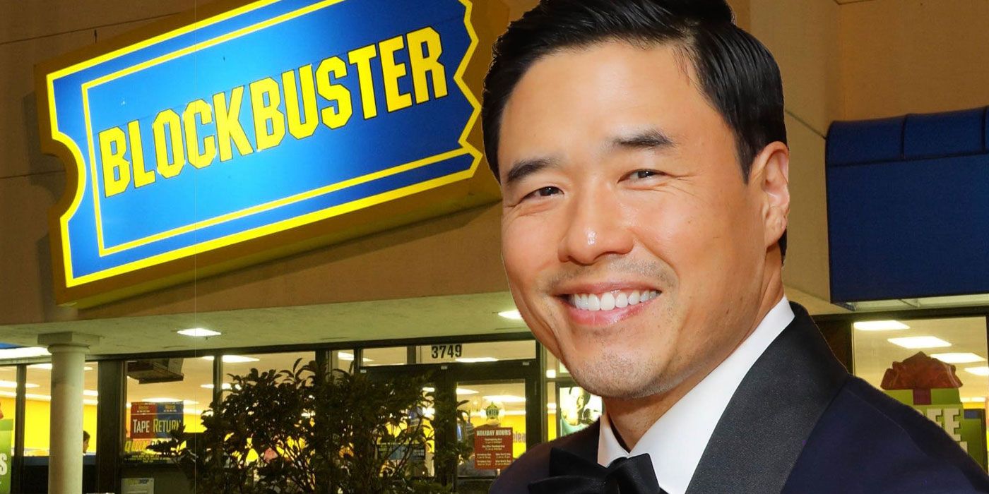 Randall Park over image of Blockbuster Video