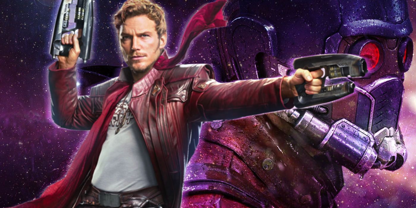 Chris Pratt as Star Lord in Guardians of the Galaxy Vol. 1