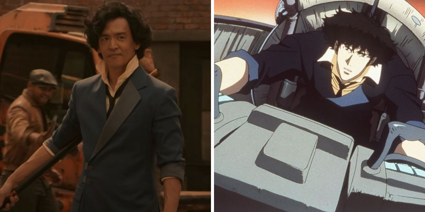 Live action and anime cowboy bebop Spike Spiegel